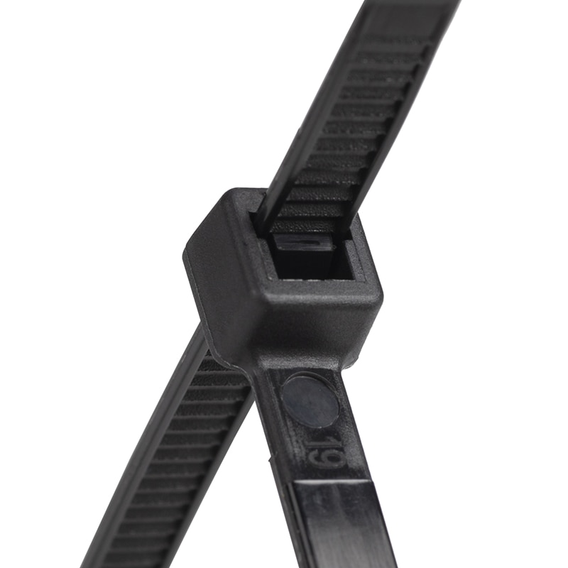 紺屋商事 結束バンド ケーブルタイ 屋外用 100mm 黒 100本入 01281110 1パック(ご注文単位1パック)【直送品】