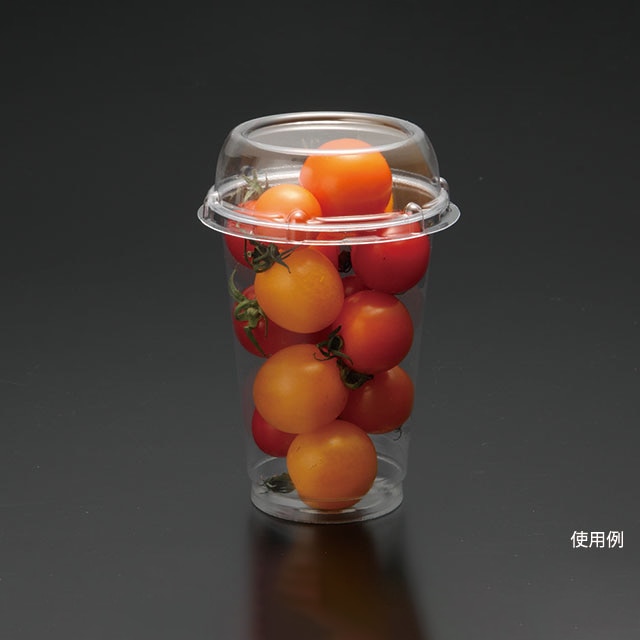 青果容器 ミニトマトカップ 本体 300 50枚/袋(ご注文単位20袋)【直送品】