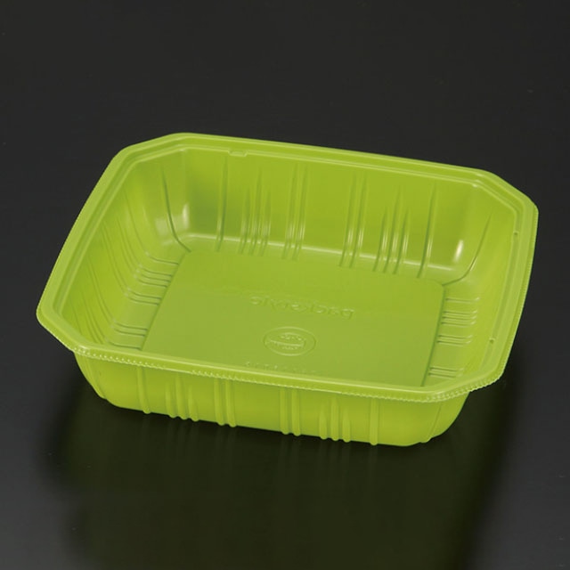 青果容器　BPフルーツ 4L グリーン 100枚/袋（ご注文単位6袋）【直送品】