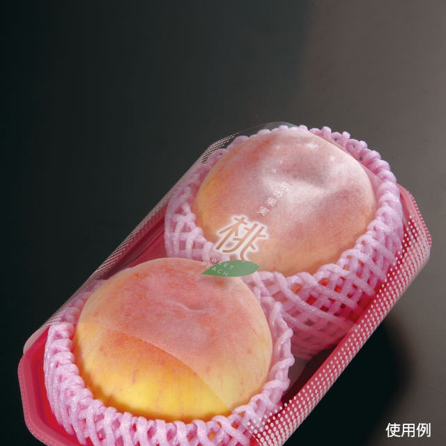 フルーツ掛帯フィルム  桃 500枚/袋（ご注文単位10袋）【直送品】