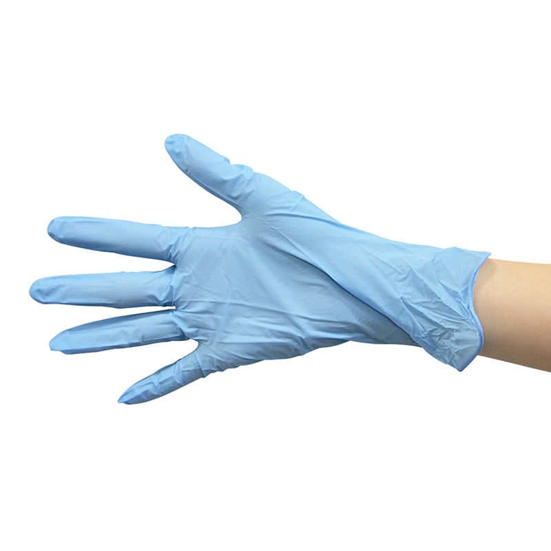使い捨て手袋 ニトリルスタンダード 粉無 M 青 100枚/箱(ご注文単位30箱)【直送品】