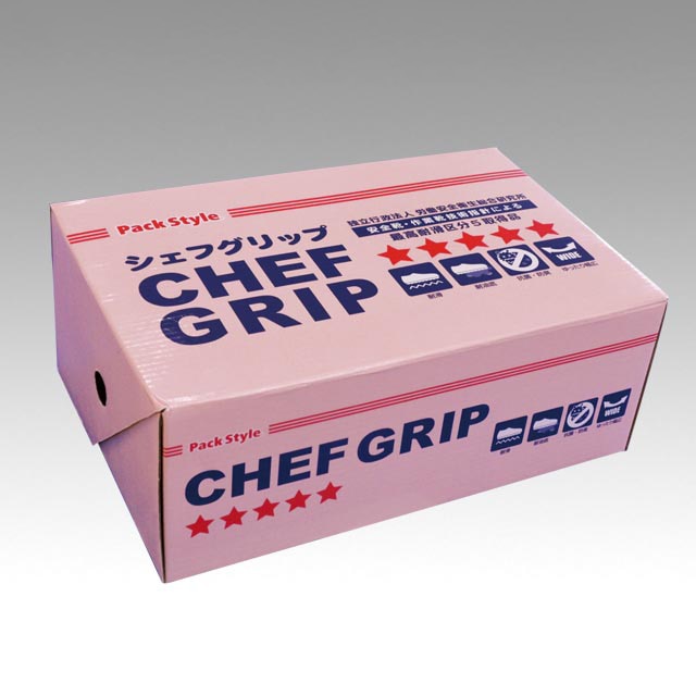 コックシューズ 短靴 シェフグリップ 26.0cm 白 1箱(ご注文単位1箱)【直送品】