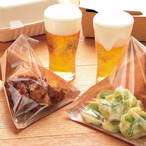 惣菜袋 エコテトラ 170 未晒 100枚/袋(ご注文単位32袋)【直送品】