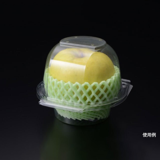 果実容器 CSフルーツ 1 クリア 50枚/袋(ご注文単位8袋)【直送品】