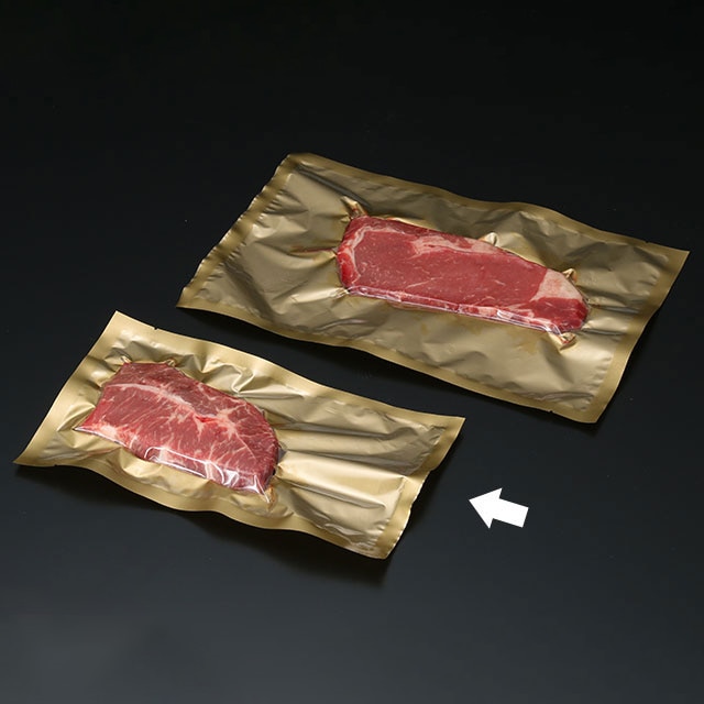 三方シール袋　ビーフパック 150×250mm 金 100枚/袋（ご注文単位20袋）【直送品】