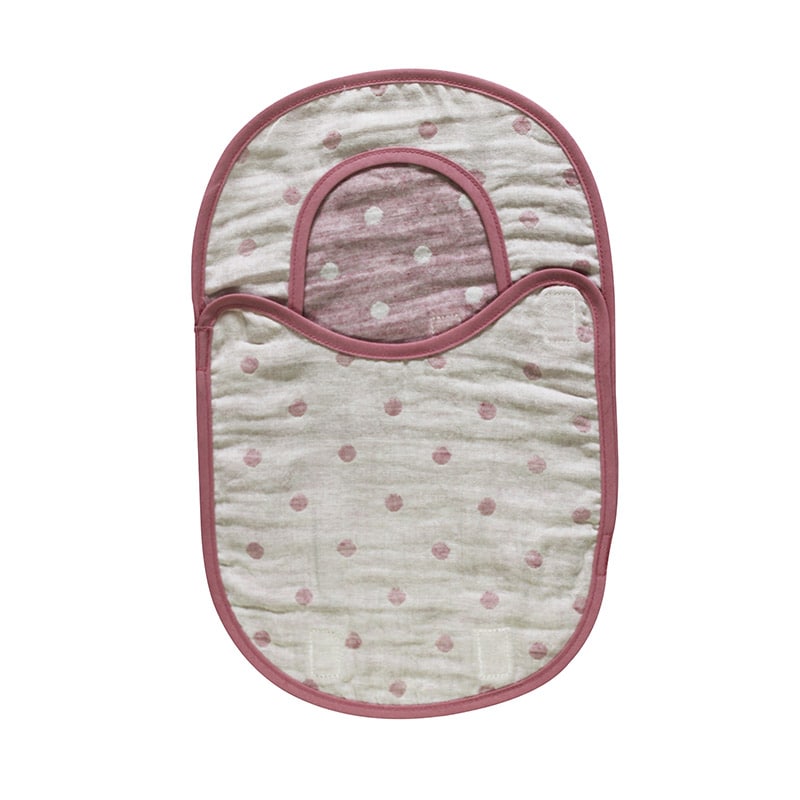 オーガニックダブルガーゼ507-2 ミズタマピンク 1個(ご注文単位1個)【直送品】