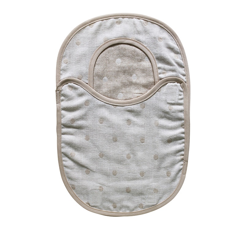 オーガニックダブルガーゼ 507-3 水玉ベージュ 1個(ご注文単位1個)【直送品】