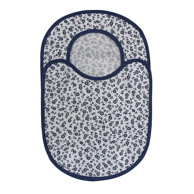 かんたんミムロパウチカバー 508-1 紺小花 1個(ご注文単位1個)【直送品】