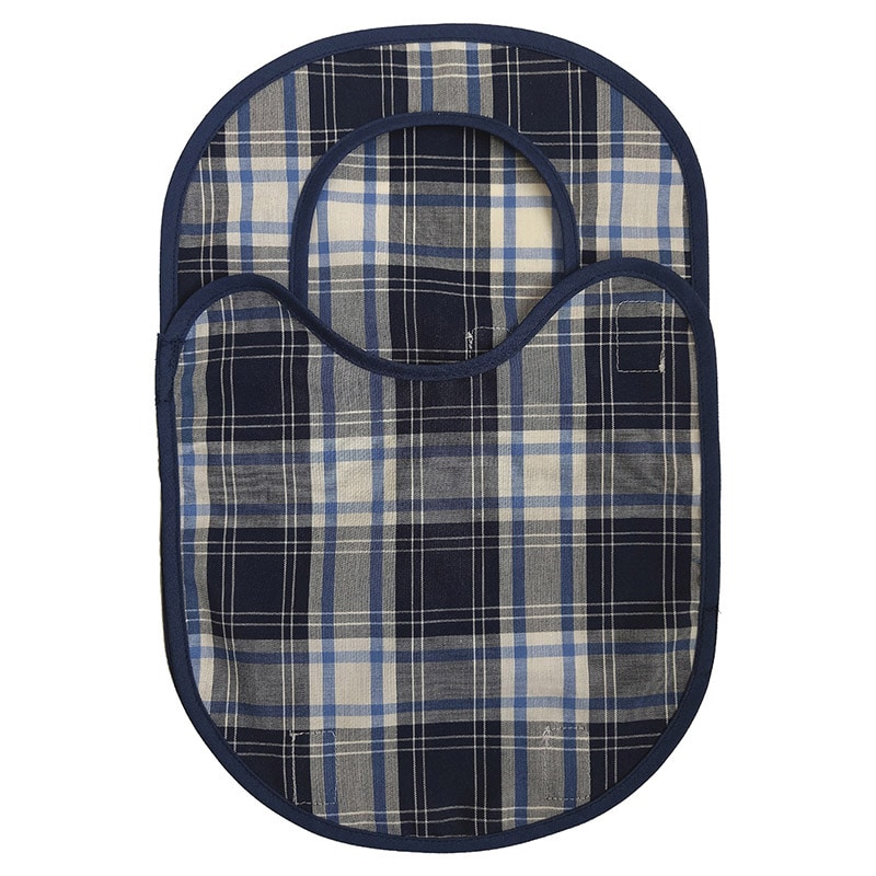 かんたんミムロパウチカバー 508-6 タータンチェック 1個(ご注文単位1個)【直送品】