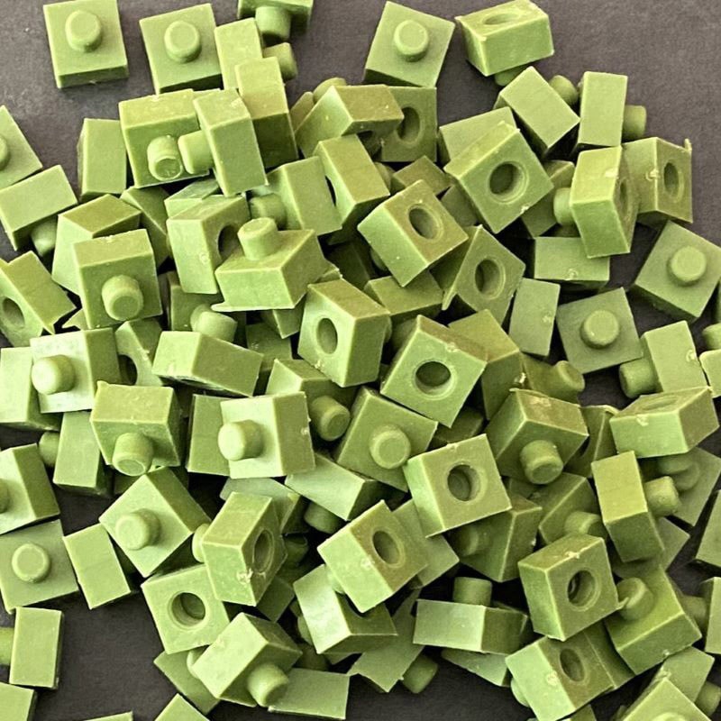 イワコーグローバル けしブロ つぶけし 100 オリーブ ER-GLB035 1個（ご注文単位3個）【直送品】