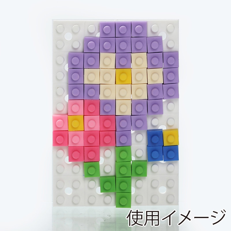 イワコーグローバル 消しゴムのブロック オリジナルマグネットを作ろう! パープル ER-GLB416 1個(ご注文単位3個)【直送品】