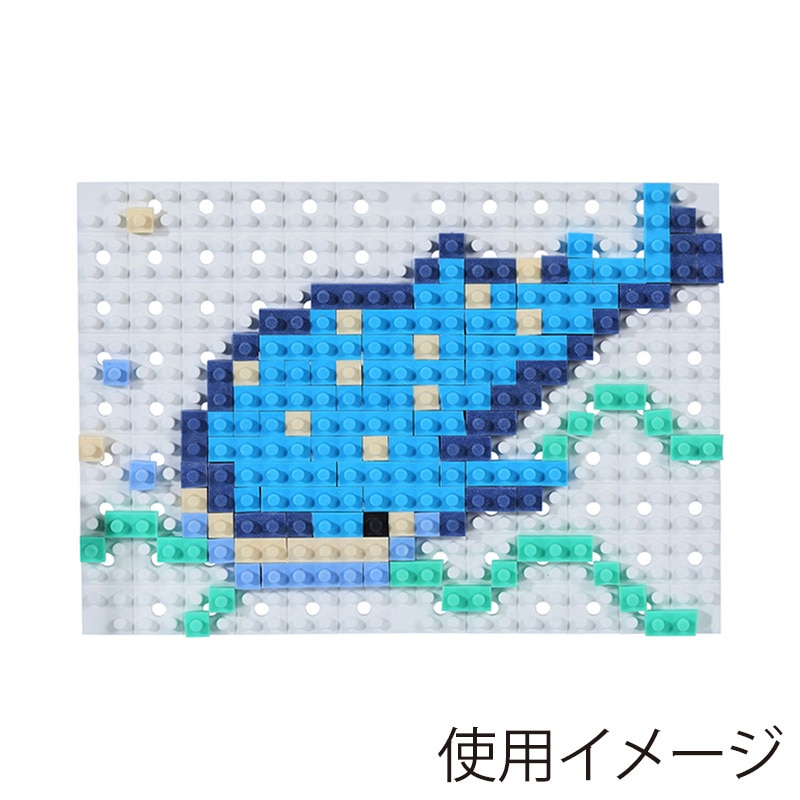 イワコーグローバル けしブロ ドットアートキット ジンベエ ER-GLB704 1個(ご注文単位3個)【直送品】