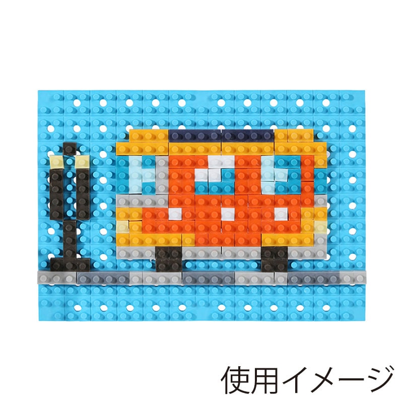 イワコーグローバル けしブロ ドットアートキット 電車 ER-GLB708 1個(ご注文単位3個)【直送品】