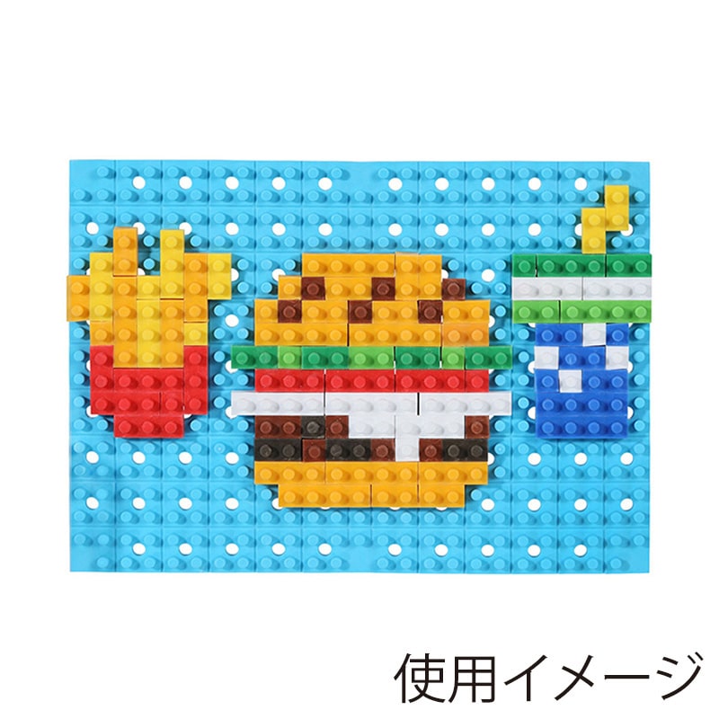 イワコーグローバル けしブロ ドットアートキット バーガーセット ER-GLB709 1個(ご注文単位3個)【直送品】