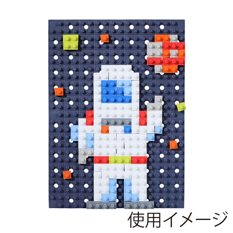 イワコーグローバル けしブロ ドットアートキット ロケット ER-GLB712 1個(ご注文単位3個)【直送品】