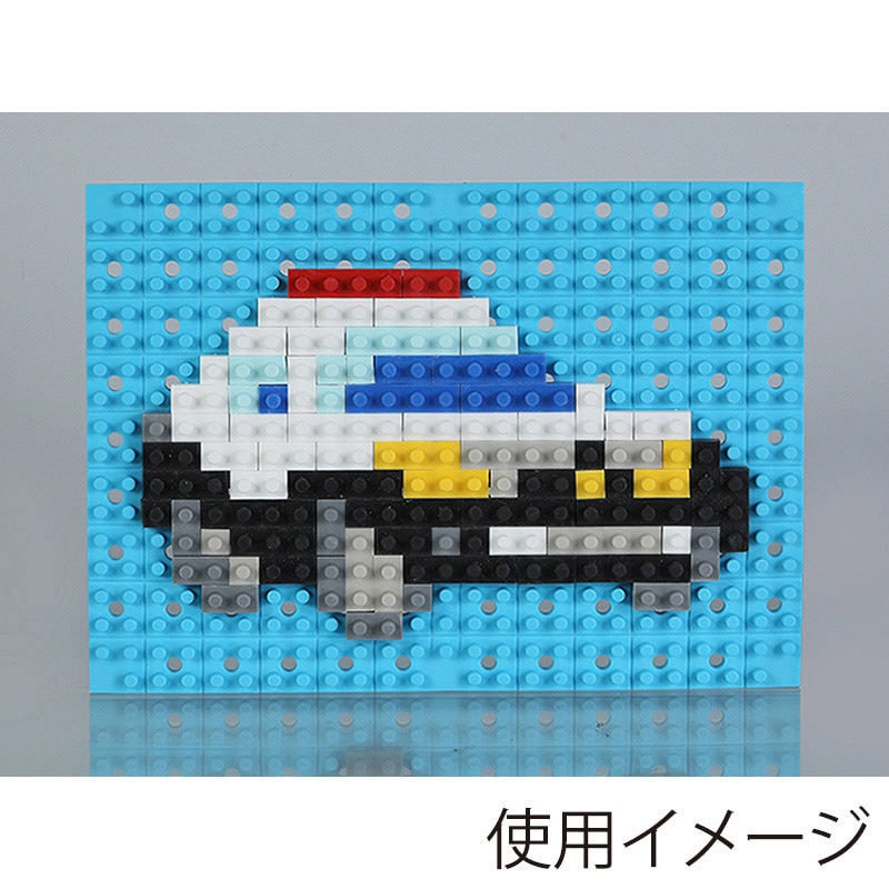 イワコーグローバル けしブロ ドットアートキット パトカー ER-GLB713 1個(ご注文単位3個)【直送品】