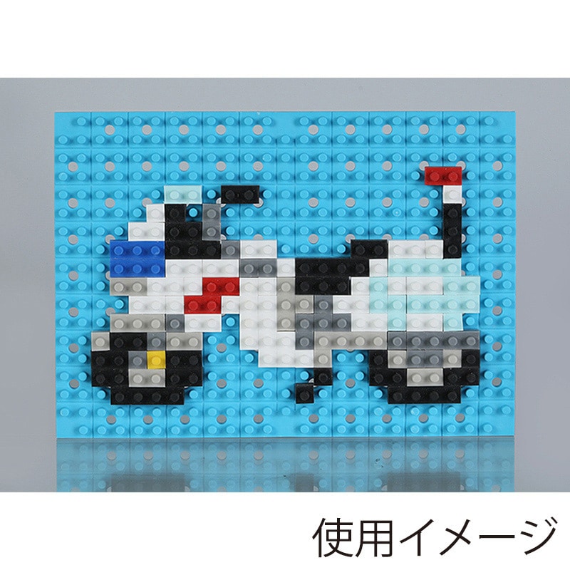 イワコーグローバル けしブロ ドットアートキット パトカー ER-GLB713 1個(ご注文単位3個)【直送品】