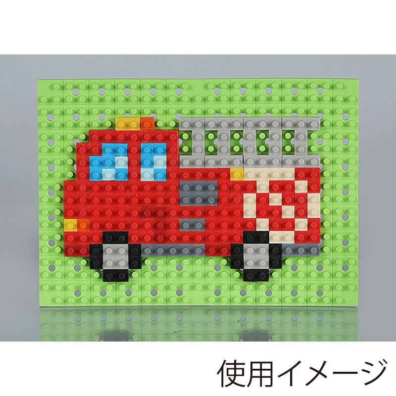 イワコーグローバル けしブロ ドットアートキット 消防車 ER-GLB714 1個(ご注文単位3個)【直送品】