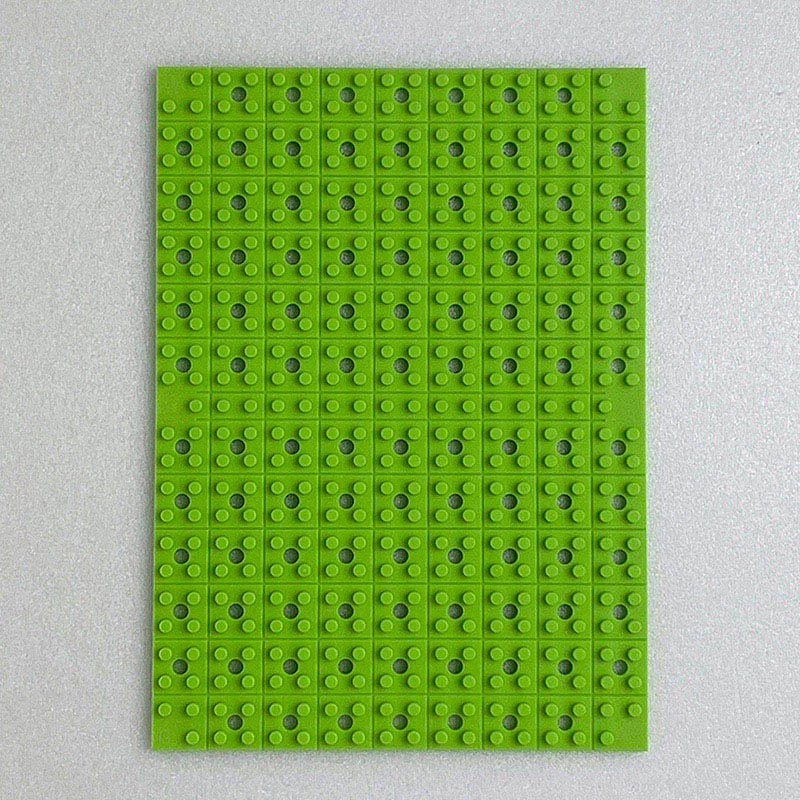イワコーグローバル けしブロ ドットアート ベース板 ウィローグリーン ER-GLB795 1個（ご注文単位3個）【直送品】