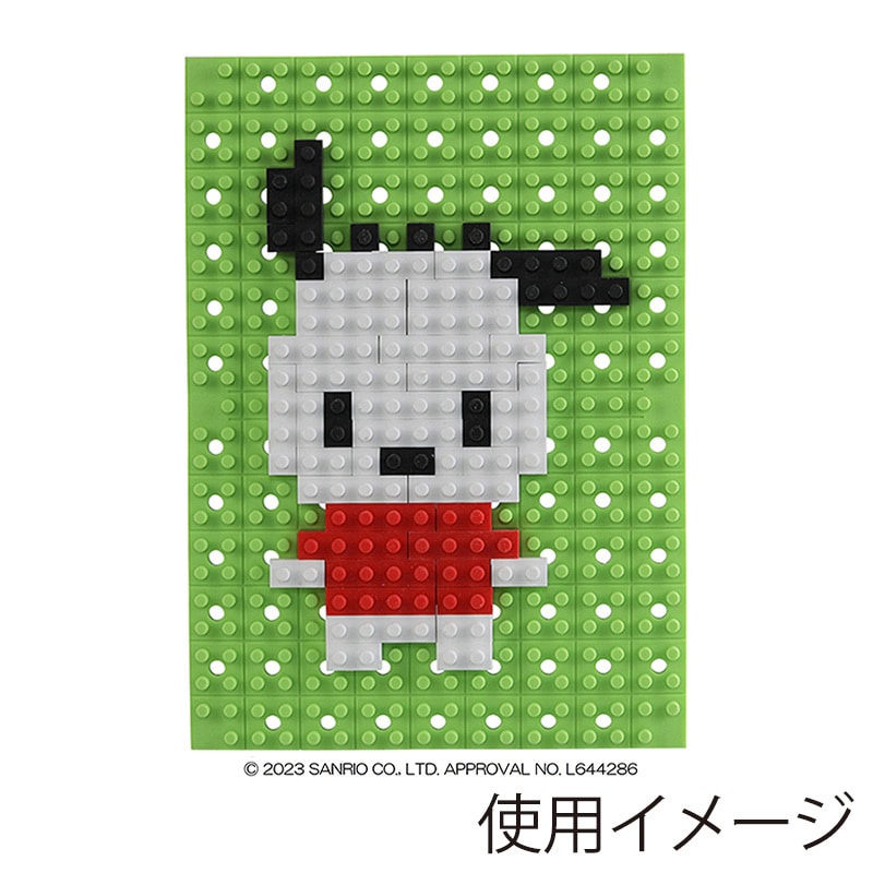 イワコーグローバル けしブロ ドットアートキット ポチャッコ ER-GLB828 1個(ご注文単位3個)【直送品】