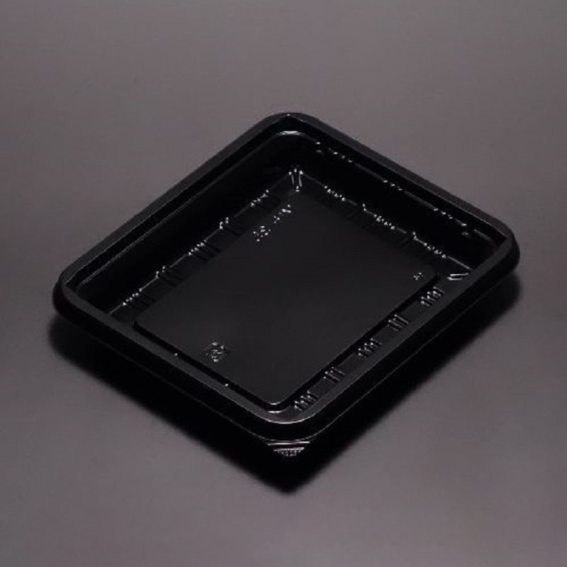 エースパック サンドイッチ容器　本体 MH-35 黒 100枚/袋（ご注文単位20袋）【直送品】