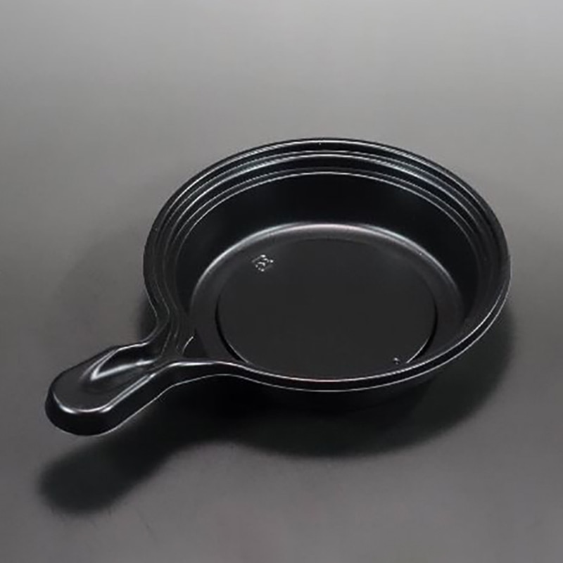 エースパック テイクアウト容器 スキレット 本体 黒 50個/袋