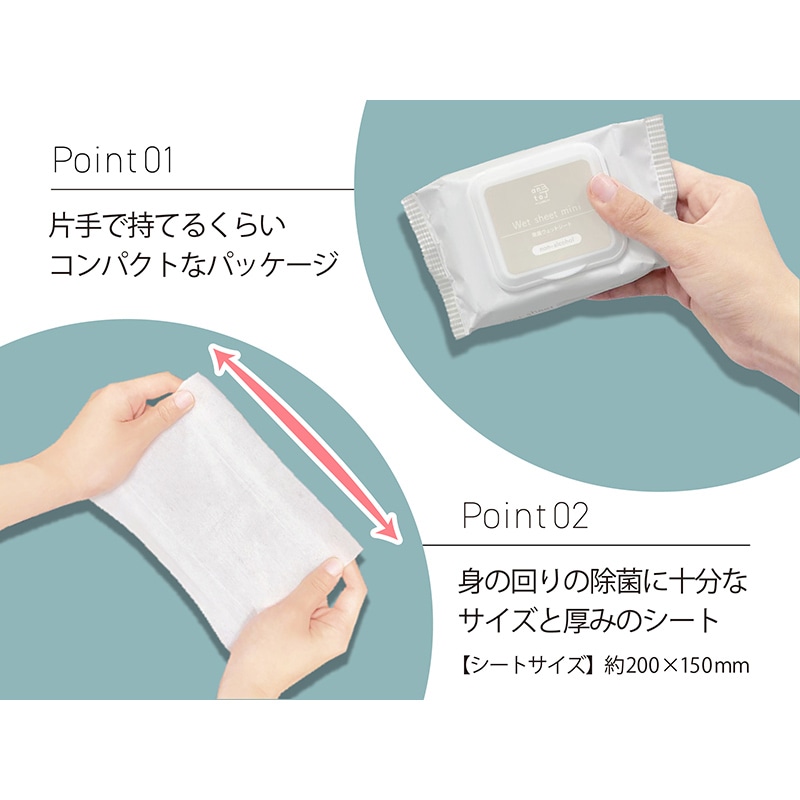 安田産業 除菌ウェットシート ノンアルコール フタ付き 厚手 30シート×3パック 1個（ご注文単位12個）【直送品】