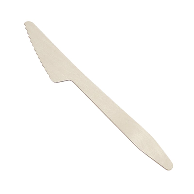 株式会社モデリーノ 木製ナイフ　165 紙個包装  100本/袋（ご注文単位1袋）【直送品】