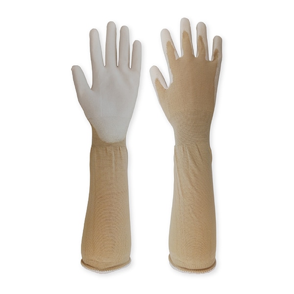 ジェイワークスプランニング ウレタン背抜き手袋 ロング LL ベージュ SJG-06 1組（ご注文単位12組）【直送品】