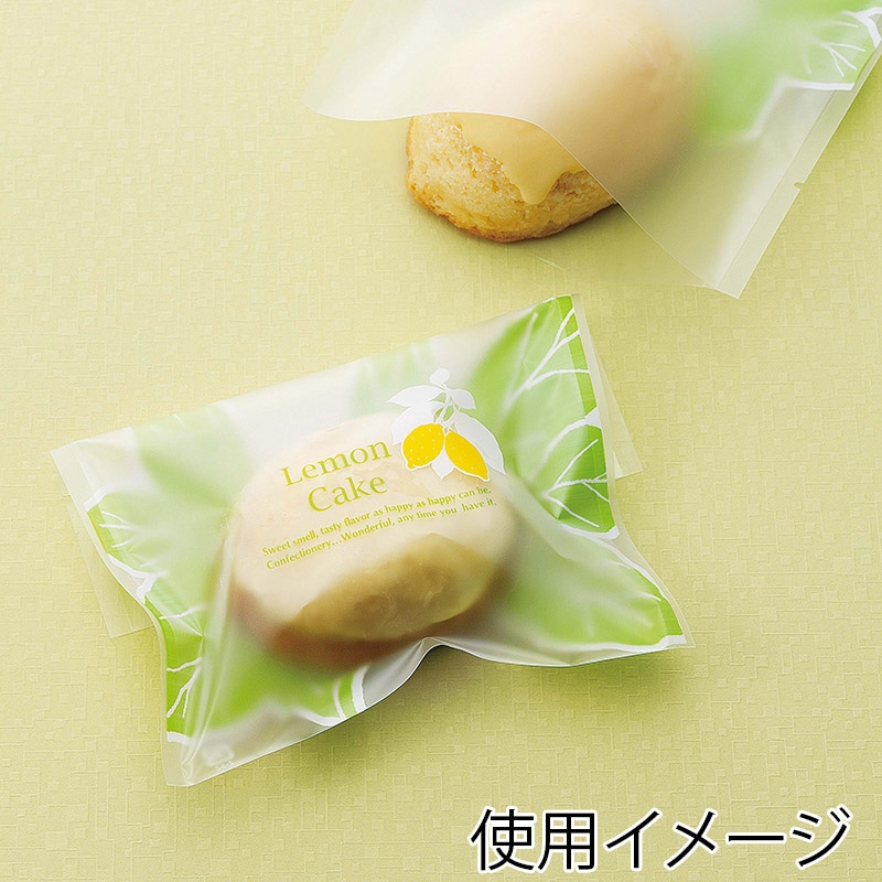 ガス袋 Z-52 180011 マットリーフ柄 500枚/袋(ご注文単位1袋)【直送品】