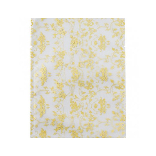 ガス袋 マットゴールド花柄 Z-101 大 580041 500枚/袋(ご注文単位1袋)【直送品】