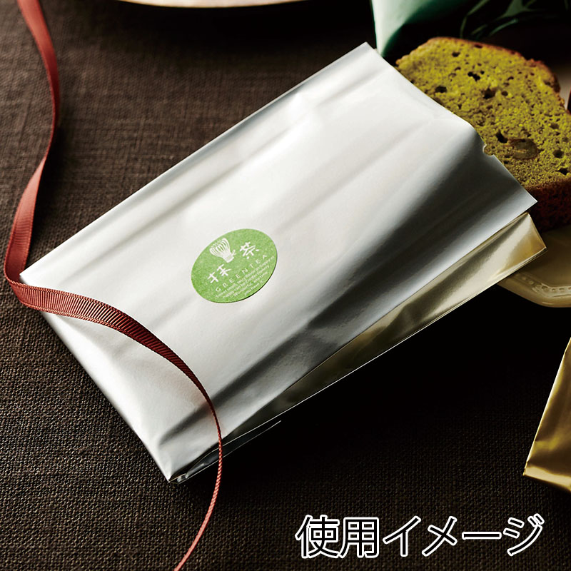 福重 平袋 VK-168 アルミ蒸着袋 合掌貼り 銀ベタ 100枚/袋