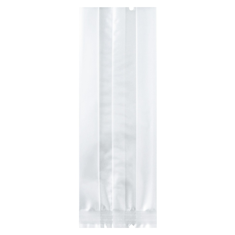 福重 マット無地ガゼット袋 V入り VK-202 100枚/袋（ご注文単位40袋）【直送品】