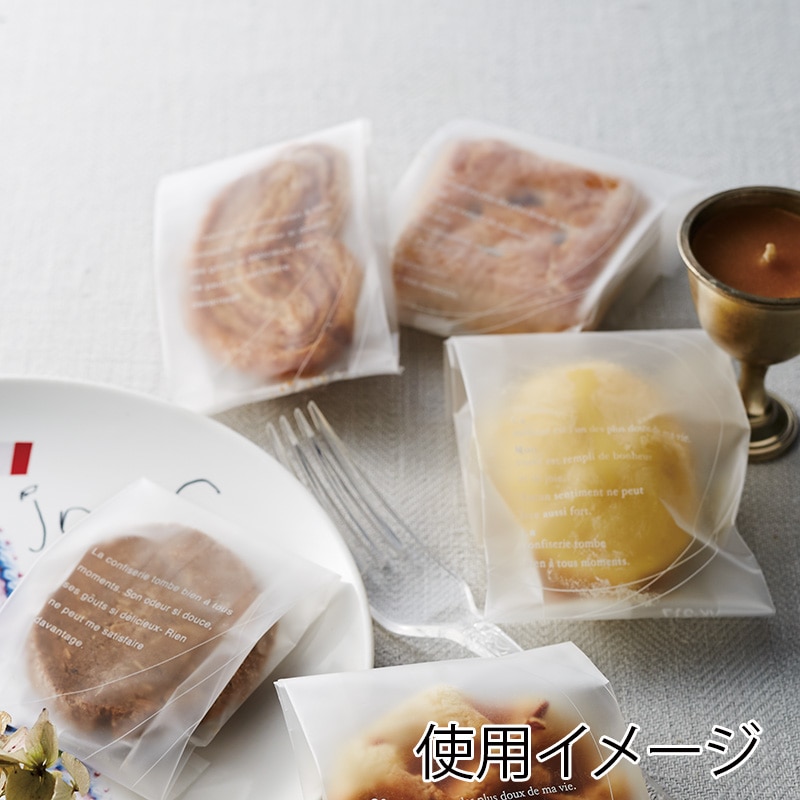 福重 ガゼット袋 VK-218 マット フランス語柄 100枚/袋