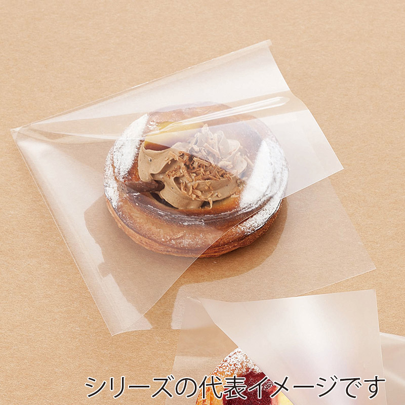 透明二方開袋 P-162 121036 無地 1000枚/袋(ご注文単位1袋)【直送品】