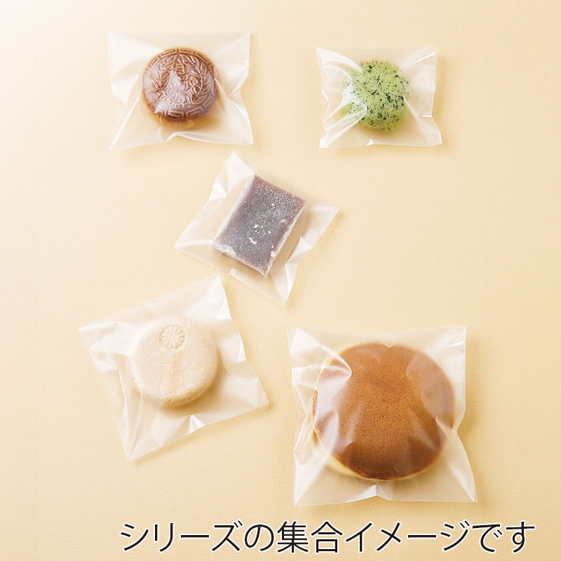 透明袋　マット無地　D-182 テープ付　中 120065　1000枚/袋（ご注文単位1袋）【直送品】