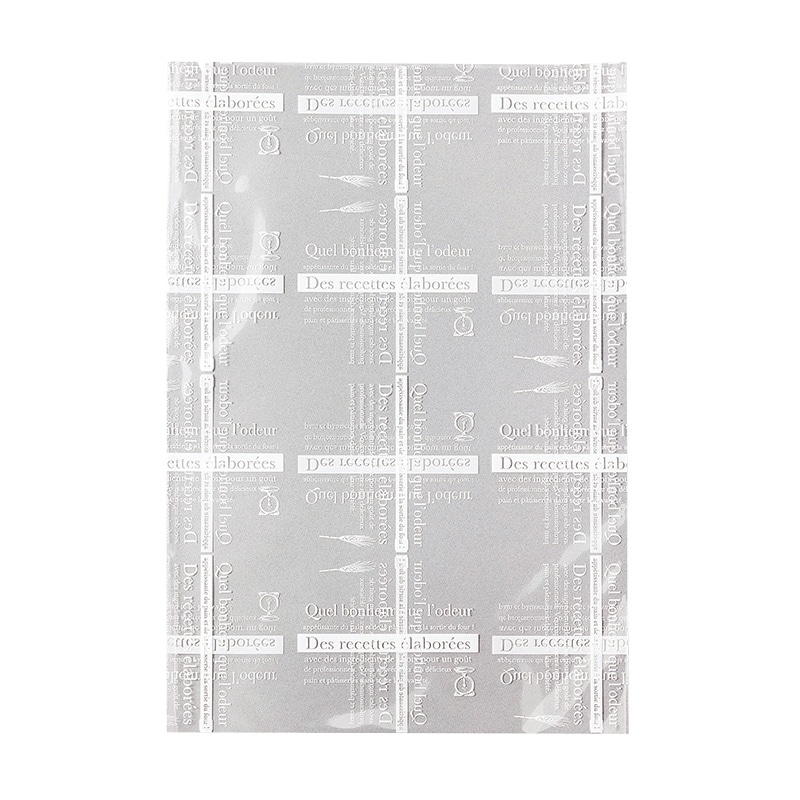 透明袋　仏語柄溶断パック　YG-20-30  31034　1000枚/袋（ご注文単位1袋）【直送品】