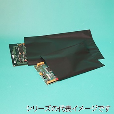 サンプラスチック 導電フィルム HL-B規格袋 650×800 黒 B9-10 1箱(ご注文単位1箱)【直送品】
