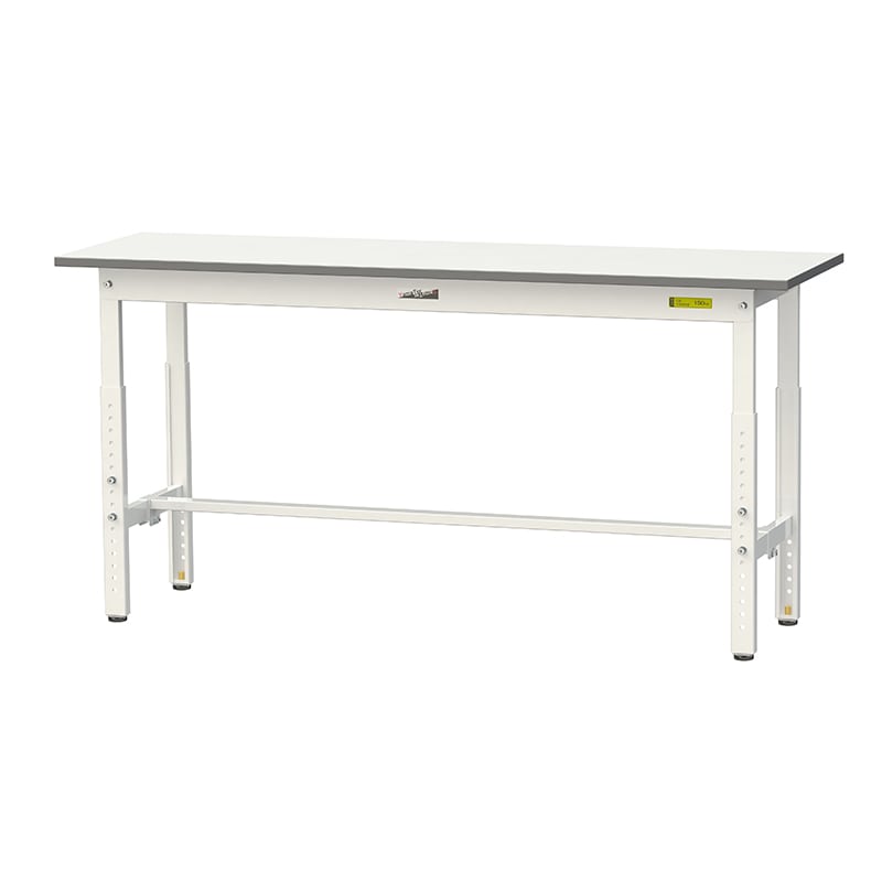 山金工業 ワークテーブル150　高さ調整タイプ H600～900mm　基本形 1500×450 1台（ご注文単位1台）【直送品】