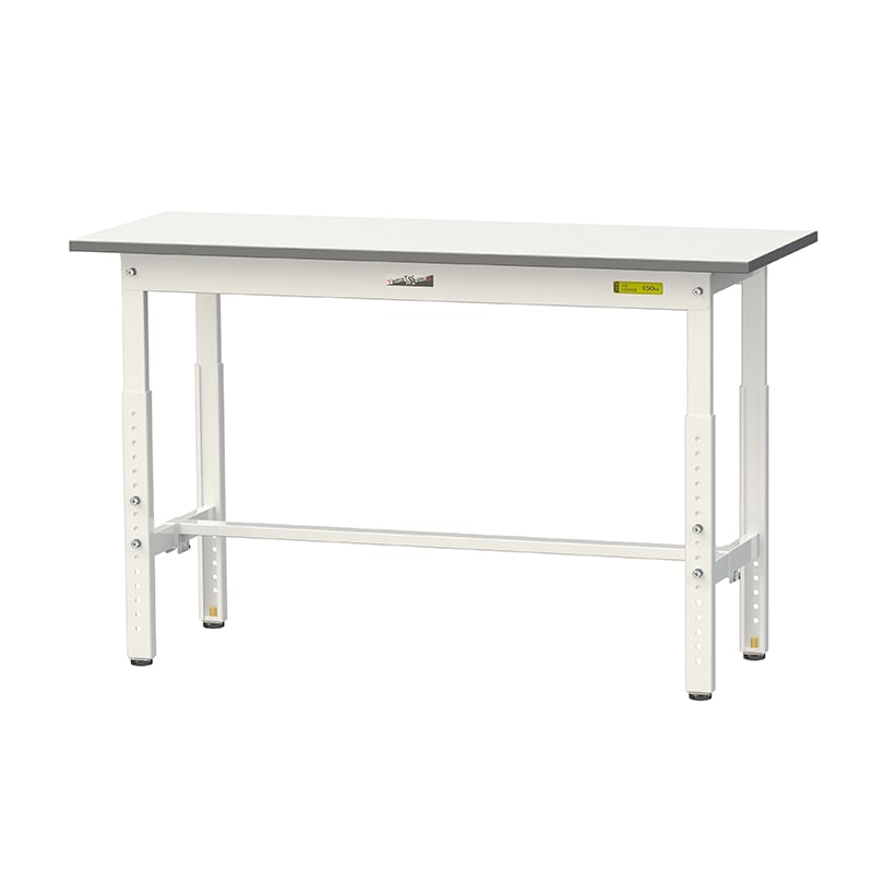 山金工業 ワークテーブル150　高さ調整タイプ H600～900mm　基本形 1200×450 1台（ご注文単位1台）【直送品】