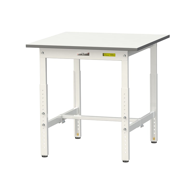 山金工業 ワークテーブル150　高さ調整タイプ H600～900mm　基本形 750×750 1台（ご注文単位1台）【直送品】