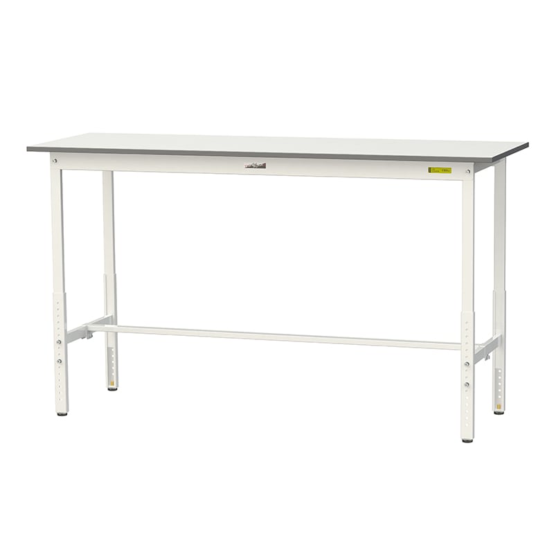 山金工業 ワークテーブル150　高さ調整タイプ H900～1200mm　基本形 1800×600 1台（ご注文単位1台）【直送品】