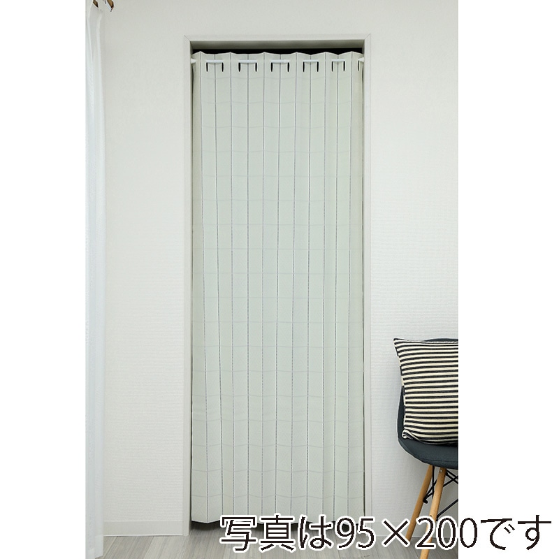 ユティック パタパタカーテン　95×260 バイアス柄　ベージュ UPK-04 1枚（ご注文単位1枚）【直送品】