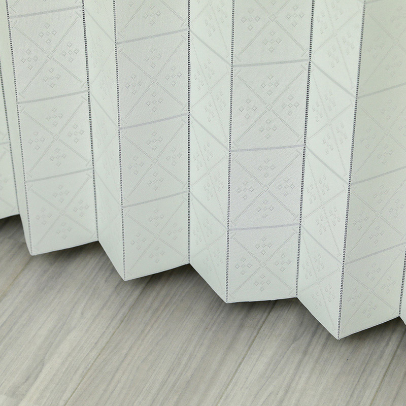 ユティック パタパタカーテン 95×260 バイアス柄 ベージュ UPK-04 1枚(ご注文単位1枚)【直送品】