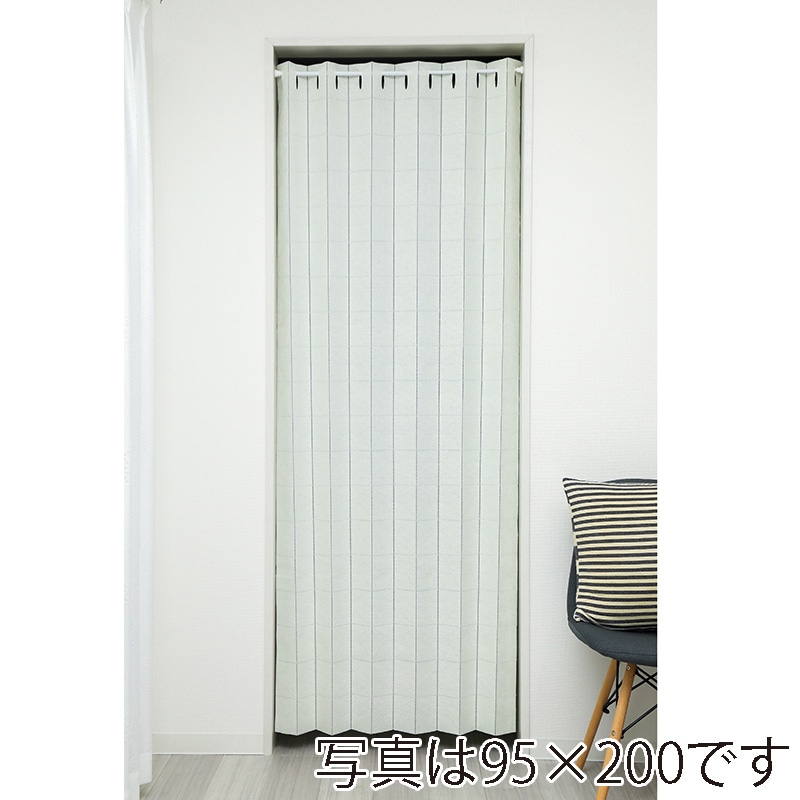 ユティック パタパタカーテン　95×260 ダマスク柄　ベージュ UPK-08 1枚（ご注文単位1枚）【直送品】