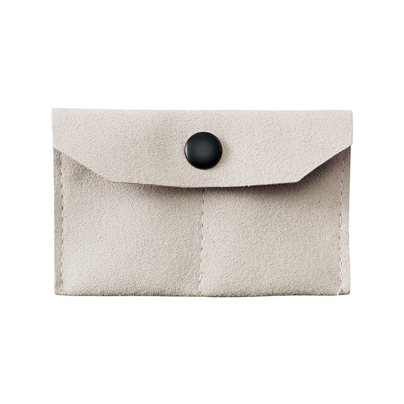 原口 ホックポーチ 人工スエード ベージュ 783 1個(ご注文単位20個)【直送品】