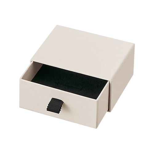 原口 ペーパーボックス リング・イヤリング・ペンダント 台紙付きタイプ オフホワイト REP249 1個（ご注文単位20個）【直送品】