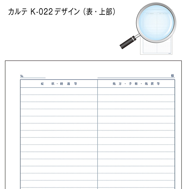 金鵄製作所 カルテ2号用紙 社保・国保兼用 会計なし 41011-304 1箱(ご注文単位1箱)【直送品】