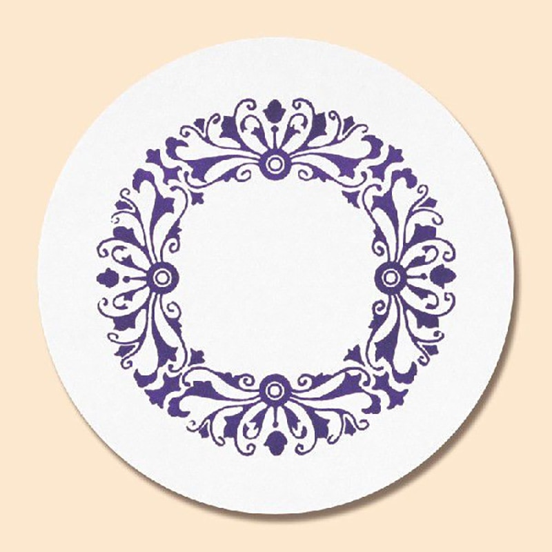 コースター 紺90 丸 DCP 0.5mm 200枚/袋