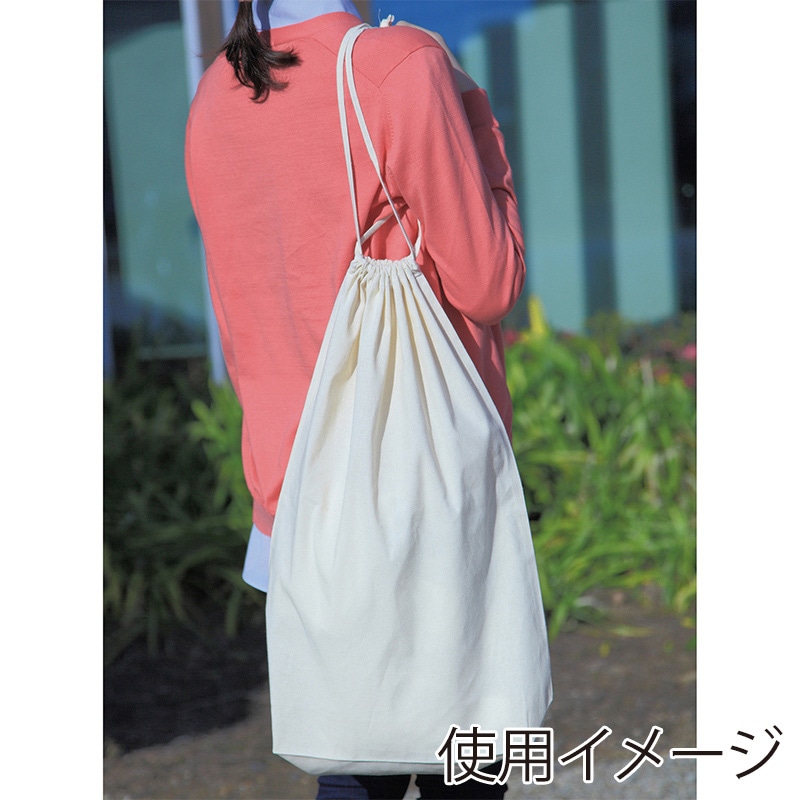 遠東商会 コットン巾着 Lサイズ 94-C 1袋（ご注文単位100袋）【直送品】